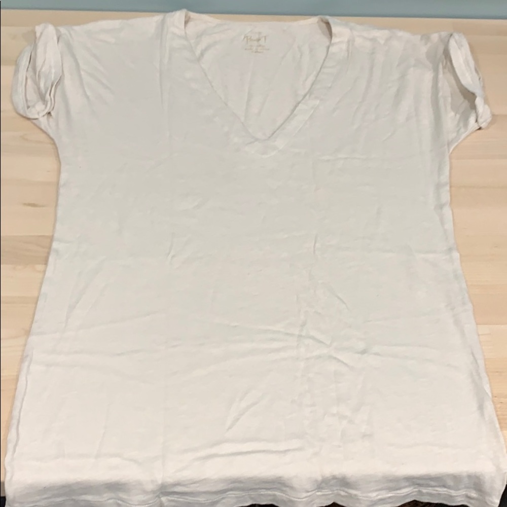 2-J. Crew V neck T shirts